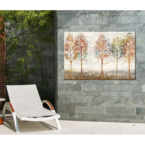 Red Barrel Studio® Alphonso Young Forest Outdoor Wall Decor Wayfair